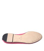 Dolce & Gabbana Pink Velvet Slip On Loafers Flats Shoes