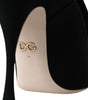 Dolce & Gabbana Black Stiletto Heels Mid Calf Boots Shoes
