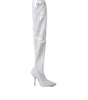 Dolce & Gabbana White Heels Stiletto Knee High Boots Shoes