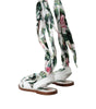 Dolce & Gabbana Multicolor Floral Print Ankle Wrap Sandals Shoes