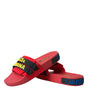 Chaussures plates et sandales Dolce &amp; Gabbana avec logo rouge et noir