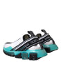 Dolce & Gabbana Black White Blue Slip On Sorrento Sneakers Shoes