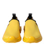 Dolce & Gabbana Yellow Sorrento Slip On Sneakers Women Shoes