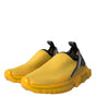 Dolce & Gabbana Yellow Sorrento Slip On Sneakers Women Shoes