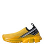 Dolce & Gabbana Yellow Sorrento Slip On Sneakers Women Shoes