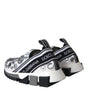 Dolce & Gabbana White Sorrento Crystals Sneakers Shoes