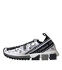 Dolce & Gabbana White Sorrento Crystals Sneakers Shoes