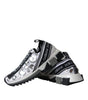 Dolce & Gabbana White Sorrento Crystals Sneakers Shoes