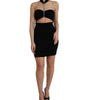 Dolce & Gabbana Black Cut Out Sleeveless Bodycon Mini Dress