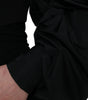 Dolce & Gabbana Black Polyester Puffed Sleeves Cropped Jacket