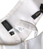 Versace White Viscose Bustier Sleeveless Cropped Top