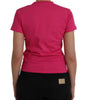 Balenciaga Pink Cotton Crew Neck Short Sleeves Tee T-shirt