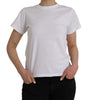 Balenciaga White Cotton Crew Neck Short Sleeves T-shirt