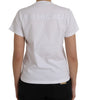 Balenciaga White Cotton Crew Neck Short Sleeves T-shirt