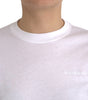Balenciaga White Cotton Crew Neck Short Sleeves T-shirt