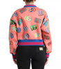 Dolce & Gabbana Salmon Pink Logo Print Sweatshirt Sweater