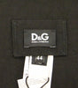 Dolce & Gabbana Black Silk Womens Waist Cummerbund