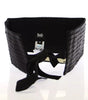 Dolce & Gabbana Black Silk Womens Waist Cummerbund