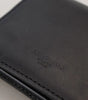 Dolce & Gabbana Black Leather Bifold Shoulder Sling Women Wallet