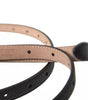 Dolce & Gabbana Dark Brown Leather Gold Metal Buckle Women Belt