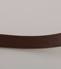 Dolce & Gabbana Cream Beige Gold Buckle Waist Leather Belt