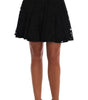 Dolce & Gabbana Elegant Floral Lace A-Line Mini Skirt
