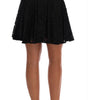 Dolce & Gabbana Elegant Floral Lace A-Line Mini Skirt