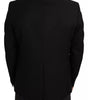 Blazer slim en laine noire Dolce &amp; Gabbana