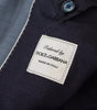 Blazer slim en laine stretch bleue Dolce &amp; Gabbana
