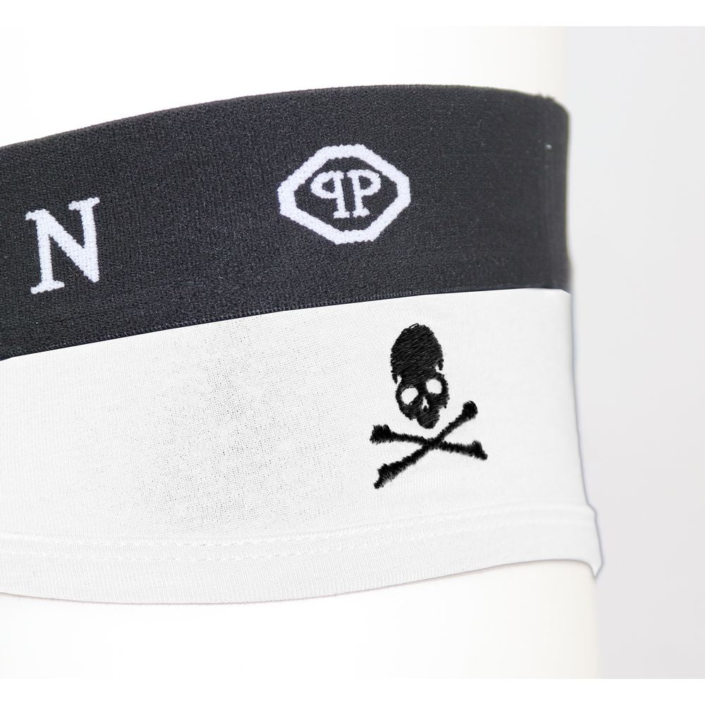 Boxer Philipp Plein en coton blanc pour homme