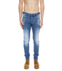 Dsquared² Blue Cotton Men's Distressed Jean