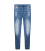 Dsquared² Blue Cotton Men's Distressed Jean
