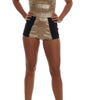 Dolce & Gabbana Gold Silk Stretch Romper Body