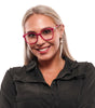 Swarovski Purple Women Optical Frames