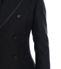 Costume croisé gris élégant en laine Dolce &amp; Gabbana