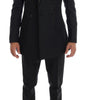 Costume croisé gris élégant en laine Dolce &amp; Gabbana