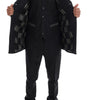Costume croisé gris élégant en laine Dolce &amp; Gabbana