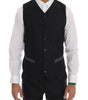 Costume croisé gris élégant en laine Dolce &amp; Gabbana