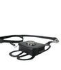 Dolce & Gabbana Black Calfskin Leather DG Logo Coin Purse Lanyard Wallet