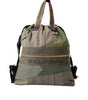 Dolce & Gabbana Military Green Patchwork Rucksack Backpack Bag