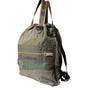 Dolce & Gabbana Military Green Patchwork Rucksack Backpack Bag
