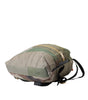 Dolce & Gabbana Military Green Patchwork Rucksack Backpack Bag