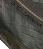 Dolce & Gabbana Military Green Patchwork Rucksack Backpack Bag