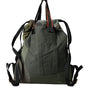 Dolce & Gabbana Military Green Patchwork Rucksack Backpack Bag