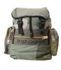 Dolce &amp; Gabbana Military Green Patchwork Rucksack Backpack Bag