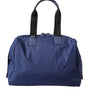 Sac de voyage à bandoulière Dolce &amp; Gabbana en nylon bleu et cuir de veau