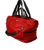 Dolce &amp; Gabbana Red Nylon Calfskin Hand Shoulder Duffel Bag