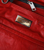 Dolce &amp; Gabbana Red Nylon Calfskin Hand Shoulder Duffel Bag
