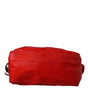 Dolce &amp; Gabbana Red Nylon Calfskin Hand Shoulder Duffel Bag