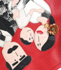 Sac cabas Dolce & Gabbana en cuir rouge avec patch #DGFamily